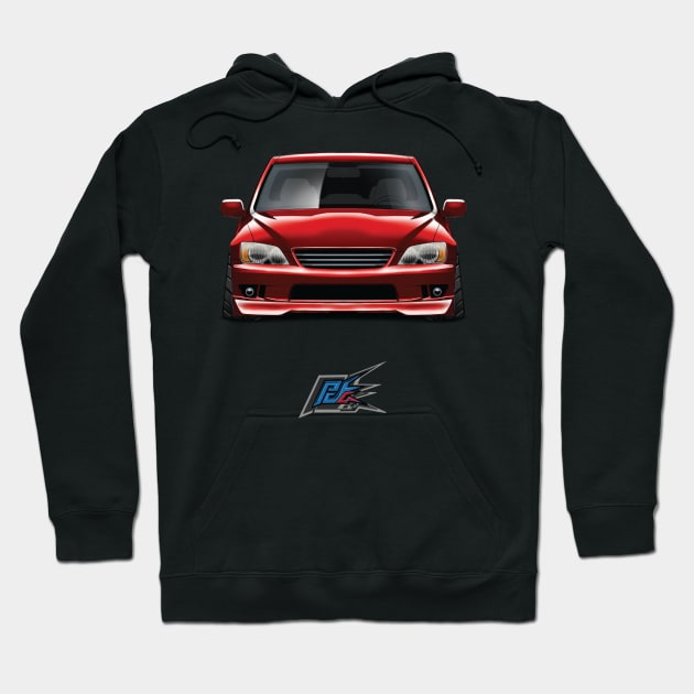 lexus is300 toyota altezza front Hoodie by naquash